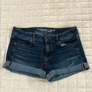 American Eagle Outfitters Women's Blue Denim Shorts Size 8